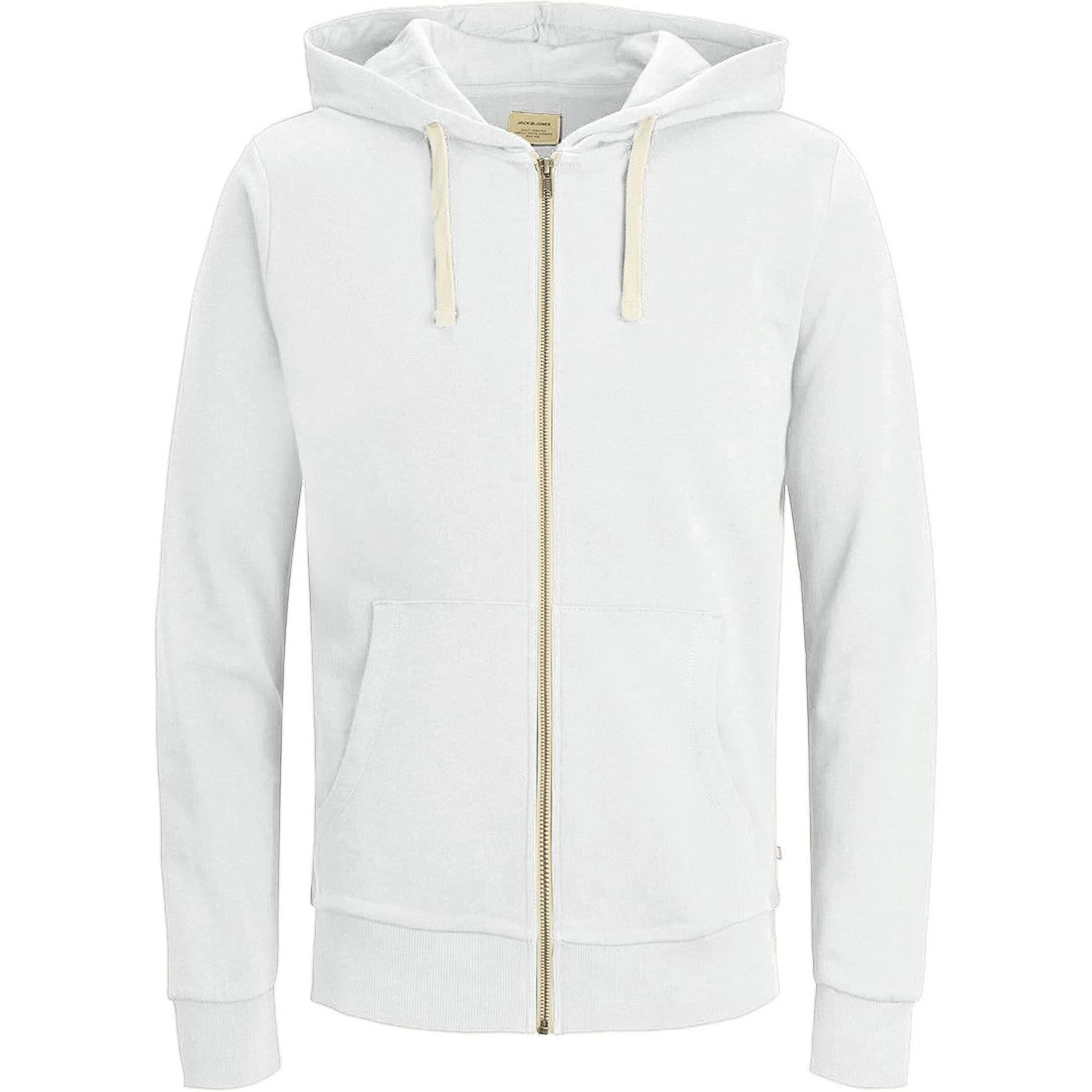 JACK & JONES Men's Zip Hooded Sweatshirt Soft Cotton Blend
